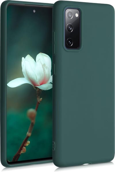 kwmobile telefoonhoesje geschikt voor Samsung Galaxy S20 FE - Hoesje voor smartphone - Back cover in mosgroen