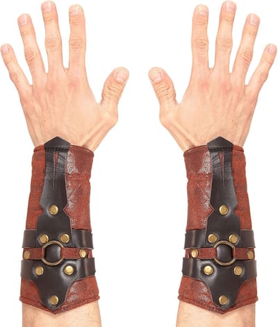 Lederlook armbedekking gladiator