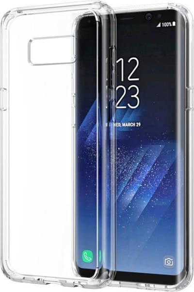 Hoesje geschikt voor Samsung Galaxy S8 - TPU Case Transparant (Silicone Hoesje / Cover)