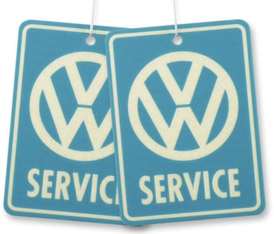 VW Collection by BRISA - Set van 2 Volkswagen luchtverfrissers met VW-motief (Nieuwe auto)