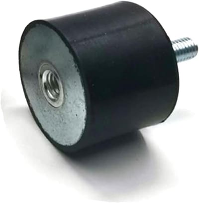 Rubberen Trillingsdempers - Schokdempers Isolator - Apparatuur Dempen - Stalen Schroefdraad - M8x23mm - Zwart