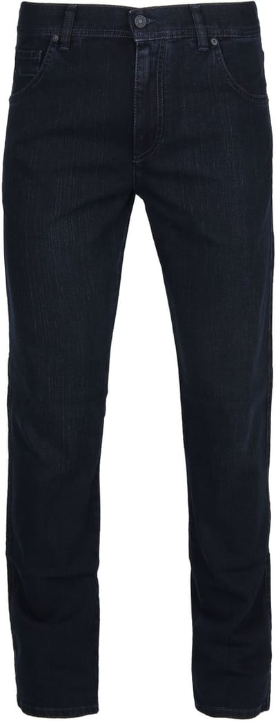 Alberto - Heren Jeans - Heren - W33 X L30 - Blauw - Katoen - 8237-1393-Stone