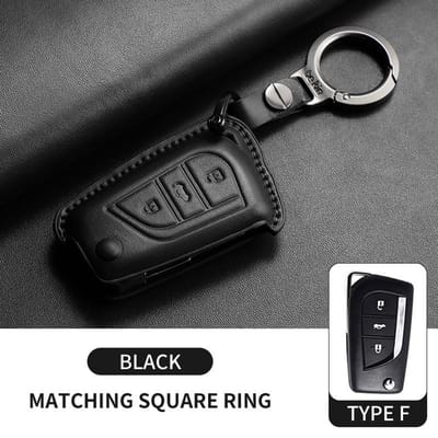 Leren Autosleutelhoesje Cover Shell Voor Toyota Rav4 Levin Camry Reiz Highlander Corolla Yaris Verso Avensis Aygo Shell Accessoires