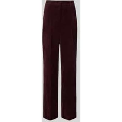 Regular fit corduroy broek met aangezette zakken model 'AMELIE'