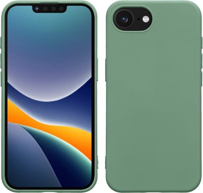 kwmobile telefoonhoesje geschikt voor Apple iPhone 17e / iPhone 16e - Hoesje voor smartphone - Back cover in vintage groen