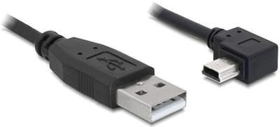 Delock - Mini USB 2.0 Kabel - Zwart - 3 meter