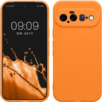 kwmobile telefoonhoesje geschikt voor Google Pixel 11 - Hoesje voor smartphone - Precisie camera uitsnede - In fruitig oranje