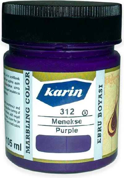 Ebru / Papiermarmer Verf - Paars - 105 ml