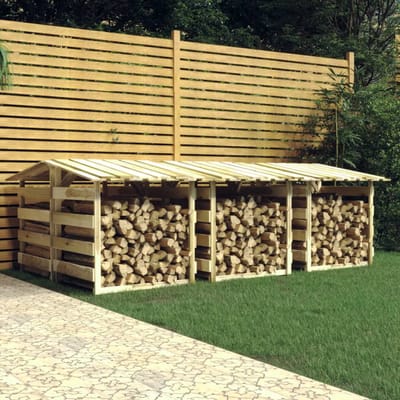 vidaXL - Pergola's - met - dak - 6 - st - 100x90x100 - cm - geïmpregneerd - grenenhout