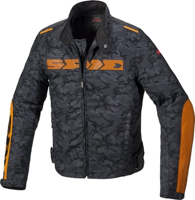 Spidi Solar H2Out Jas Zwart Camouflage - Jas