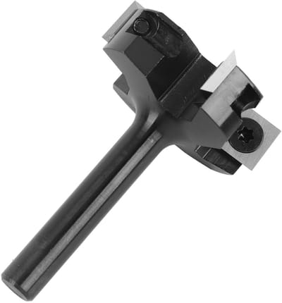 Carbide Plaat Vlakfrezen Bit 8mm Shank 4 Fluit Frees voor Hout CNC Spoilboard en Handfrezen