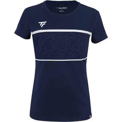 Tecnifibre Team Stretch T-shirt Met Korte Mouwen Blauw S Vrouw