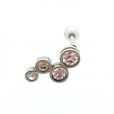 Aramat Jewels | Piercings | Stijlvolle Zirkonia Helix Piercing | | | |10mm | Staal | Volwassenen | Verkleurd niet