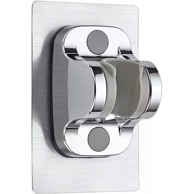 Support de douche sans support de poinçonnage, accessoires de douche réglables, accessoires de salle de bain argenté