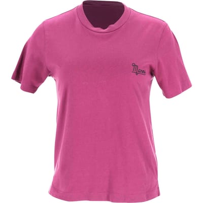 Marni logo T-shirt van roze katoen