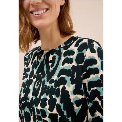 Shirt met Cupro Touch print