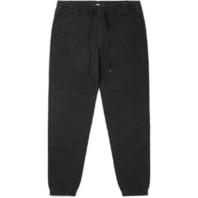 Vans Work Style Geweven Sportieve Casual Broek Heren broek Zwart VN0A458BBLK S white