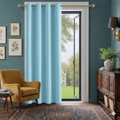 Maison Elara Verduisterend Gordijn Kant en Klaar - Blackout Gordijn met Ringen - 132x210 cm - Cappuccino - 1 Stuk - Voor Woonkamer en Slaapkamer