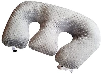 Unyqoos® Ergonomisch voedingskussen voor tweelingen met wasbare katoenen hoes