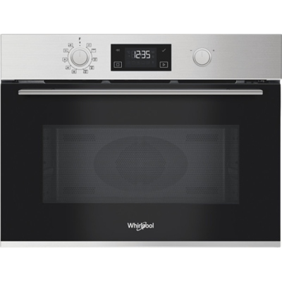 Whirlpool MBP A540 X Combinatie-magnetron - 40 liter inhoud - 1000 W magnetron - Convectie - Roestvrij staal