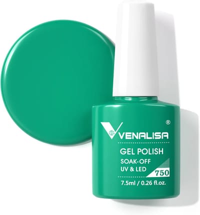 Venalisa UV Gellak Groen - 7.5 ml - 750 - Groene Gellak - Gellak Koraal - Gellac Groen - Koraal Gellak - Gellak Coral - Gellak Kleuren - Venalisa Gellak - Gellak Nagellak