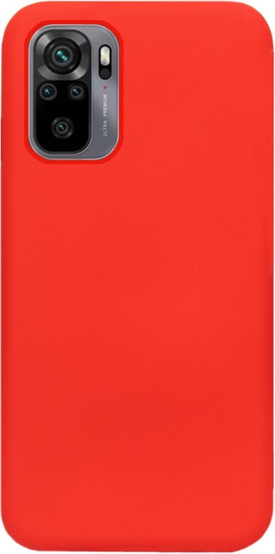ADEL Siliconen Back Cover Softcase Hoesje Geschikt voor Xiaomi Redmi Note 10 (4G)/ 10s - Rood