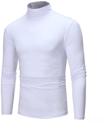 Dailygoody - Stijlvolle coltrui - Slim fit heren trui - Effen kleur - Casual herenmode - Comfortabele lange mouw - Perfect voor elke gelegenheid