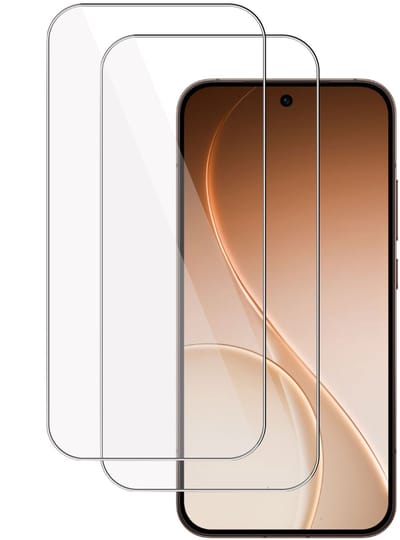 2x TechNow Screenprotector geschikt voor OPPO Reno 15 Screenprotector - Gehard Glas - Rounded - Proteqt+