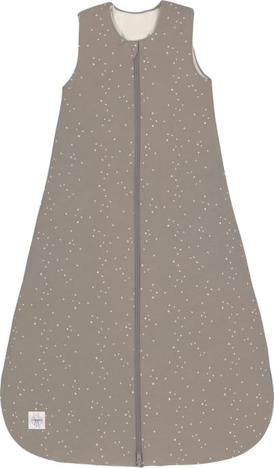 LÄSSIG babyslaapzak 4 seizoenen Sprinkle taupe, mt 50/56, 0-2 mnd