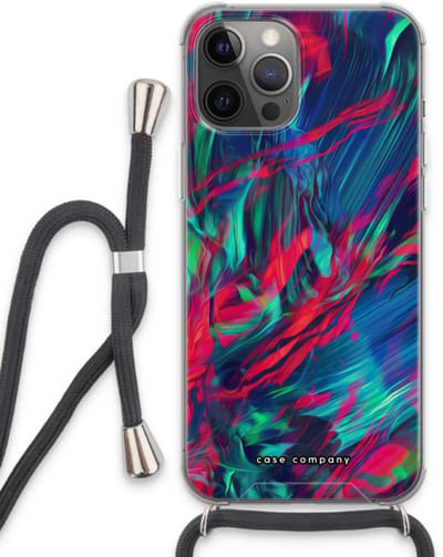 Case Company® - Hoesje met koord geschikt voor iPhone 13 Pro Max hoesje met Koord - Pilgrims Of The Sea - Telefoonhoesje met Zwart Koord - Bescherming aan alle Kanten en Over de Schermrand
