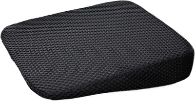 Auto Zitkussen - 46*35*8 cm - Autostoelkussen - Stoelkussen - Comfortabel - Voor een autostoel, bureaustoel, rolstoel - Zwart - Antislip - Traagschuim - Autostoel beschermer - Auto kussen - Universeel - Geschikt voor Auto, Bureaustoel, Bed, Rolstoel