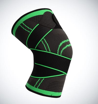 *** Kniebrace sport Maat L - Knieband - Compressieband - Kniebrace volwassenen - Ultieme kniebrace voor compressie, banden en steun van Heble® ***