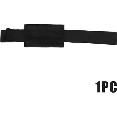 Ceinture lombaire réglable pour dialyse péritonéale Protection de cathéter Dispositif de fixation de soutien abdominal pour soulager les maux de dos noir
