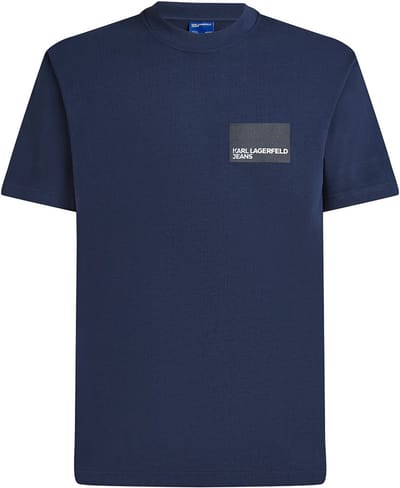 Karl Lagerfeld Jeans A1m17001 T-shirt Met Korte Mouwen Blauw S Man