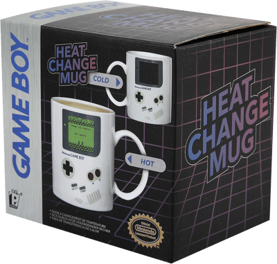 Game Boy Warmtegevoelige Mok – Officieel Nintendo Retro Heat Change Beker, 290 ml- Paladone