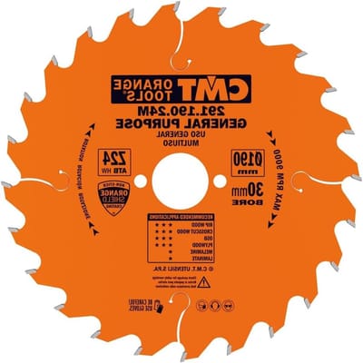 Cirkelzaagblad - Zaagblad Metaal - Langs en Doorsneden - 24 Tanden ATB - 190 x 30 mm - Metaal