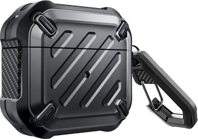 Supcase - Apple AirPods 3 hoesje - Unicorn Beetle Pro - Zwart
