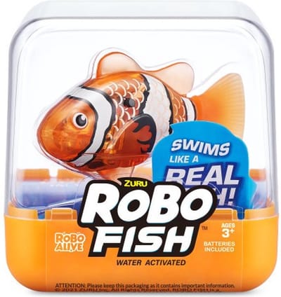 Zuru - RoBo Alive - Robot Huisdier - Fish Vis - Oranje