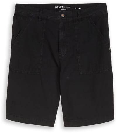 Tom Tailor Denim - TTLOOSE Carpenter-short - Maat L - Black