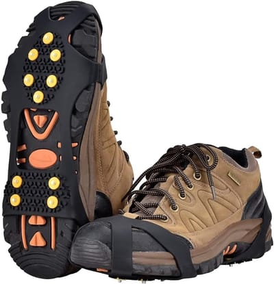 Antislip Spikes Voor Schoenen & Laarzen - Tijgervormige Spikes Voor IJs & Sneeuw - Anti-uitglijd Schoenaccessoires Voor Winter-1 paar-M