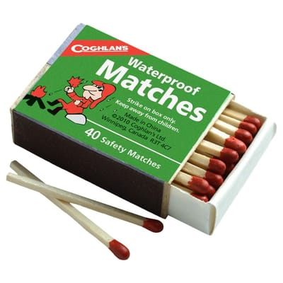 Coghlans Waterproof Matches, lucifers