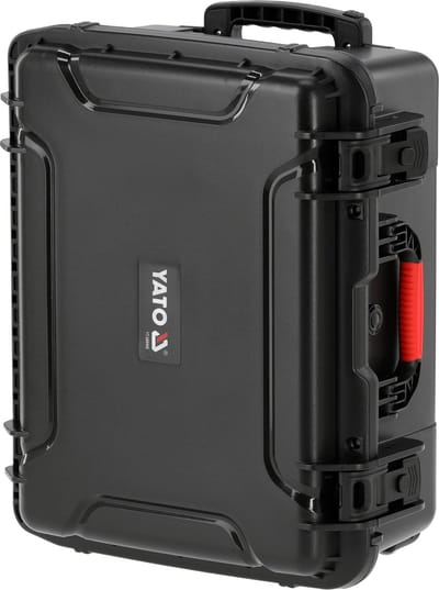 YATO YT-088988 Grote Waterdichte Koffer met Plukschuim – IP67 Hermetische Gereedschapskoffer – Heavy Duty Transportkoffer met Uittrekbare Handgreep – Extra Diep – 53.5 x 42.3 x 24 cm