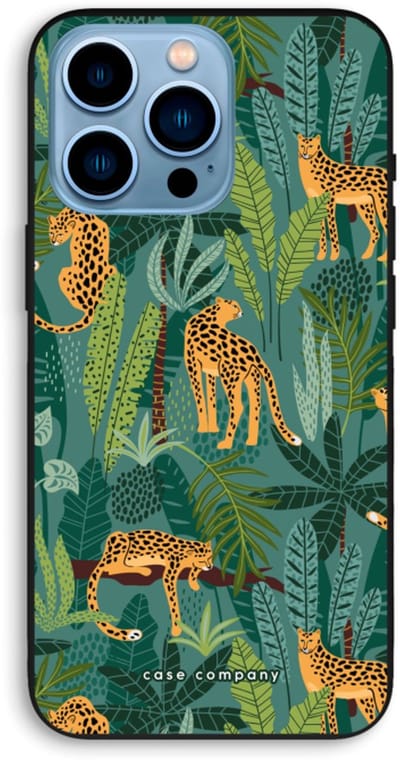 Case Company® - Hoesje geschikt voor iPhone 13 Pro Max hoesje - Luipaard 2 - Biologisch Afbreekbaar Telefoonhoesje - Bescherming alle Kanten en Schermrand