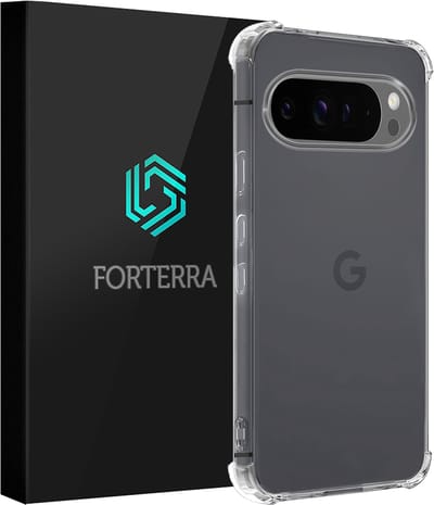 Hoesje Geschikt voor Google Pixel 9 Pro - Sterk & Shockproof - Siliconen Shock Case - Hoes Cover - Transparant