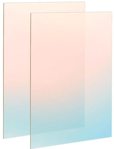 Acrylplaten Regenboog - Kunststof Panel - Doe-het-zelf Projecten - Veranderende Kleuren - 30 x 20 cm - Iriserend Blauw
