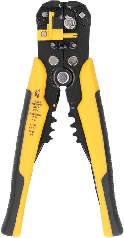 Automatische Draadstripper - Draadstriptang Handmatig - Snel Isolatie Verwijderen - Verstelbare Striplengte - 8 Inch - Rood