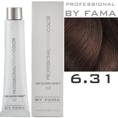 6.31 Dark warm beige blonde Professional by FAMA 80ml