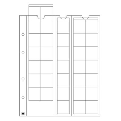 Leuchtturm Optima 27 muntbladen - 5 stuks