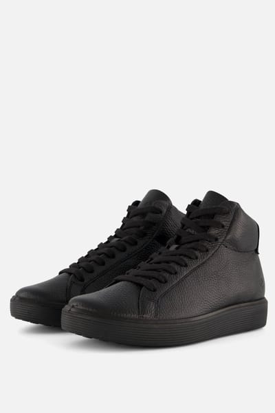 Ecco Soft 60 dames sneaker - Zwart - Maat 38