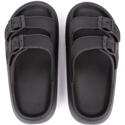 Zomer Mode Gespslippers Dikke Zool Antislip Buitenschoenen Strand Slippers Sandalen 35-36
